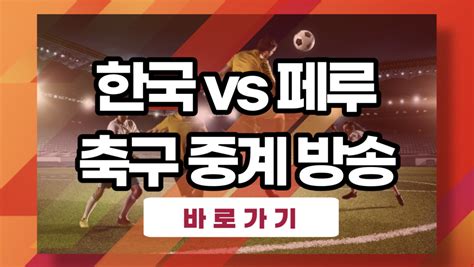 축구생중계방송.